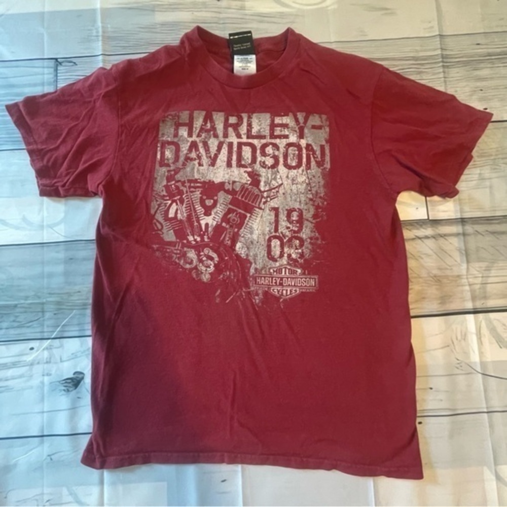Harley Davidson 1903 Fishers Indiana Dealer shirt Sz m 🔥EUC
